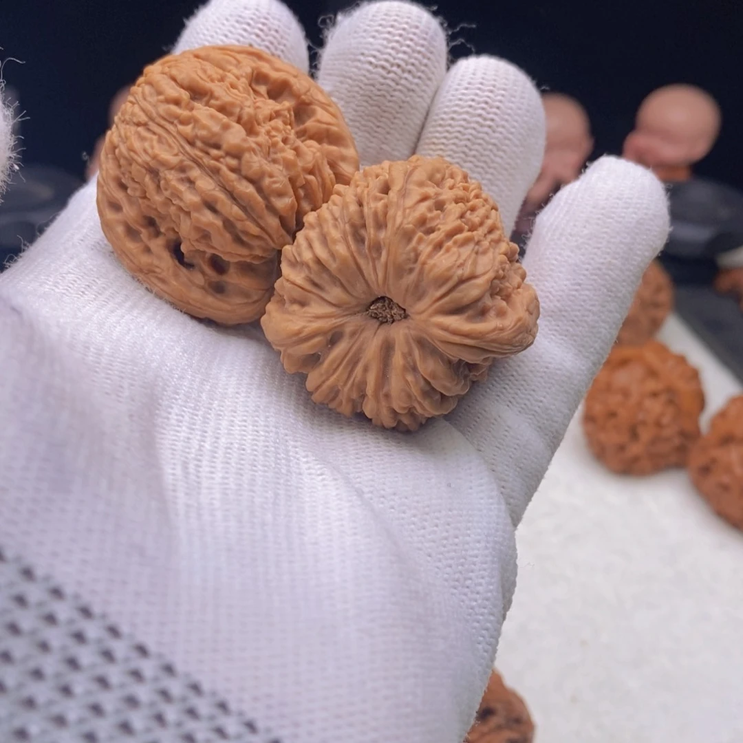 @***人文玩核桃吊坠文玩核桃