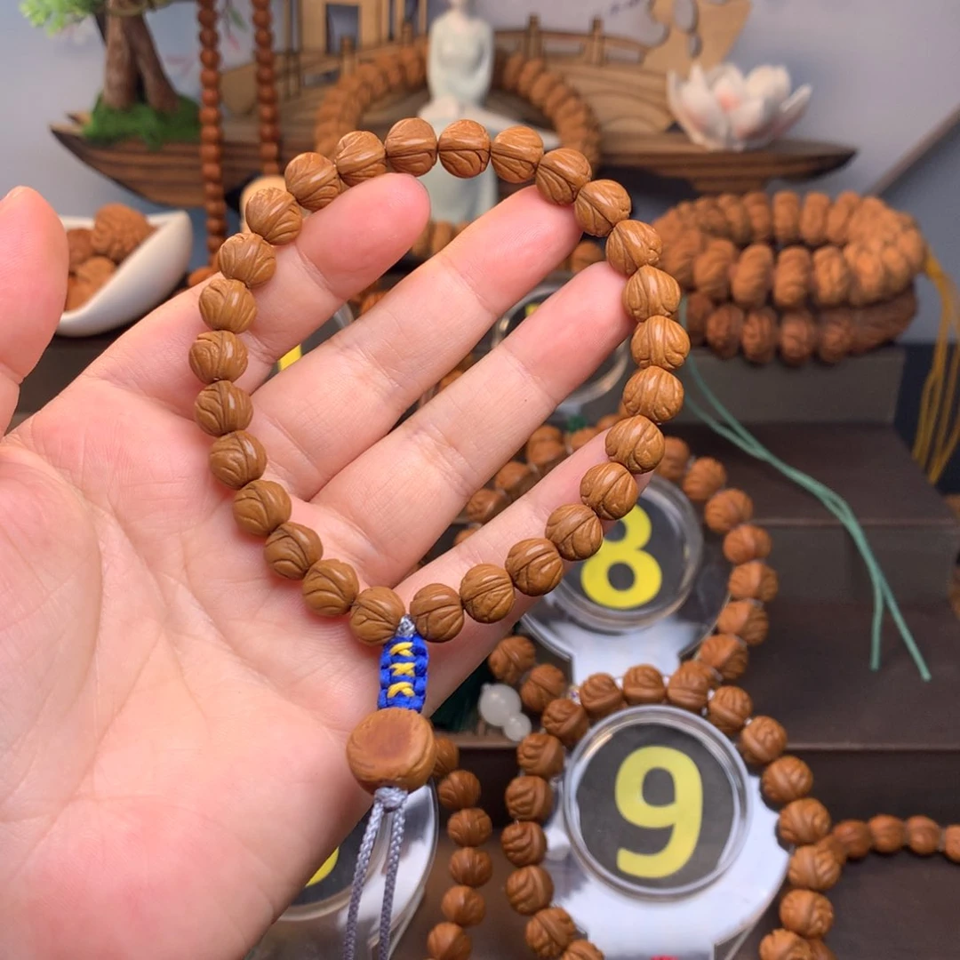 桃核手串2****花玉龙脊10尺寸