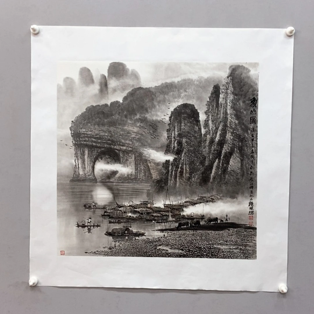 国画莫桂明四尺斗方精品佳作