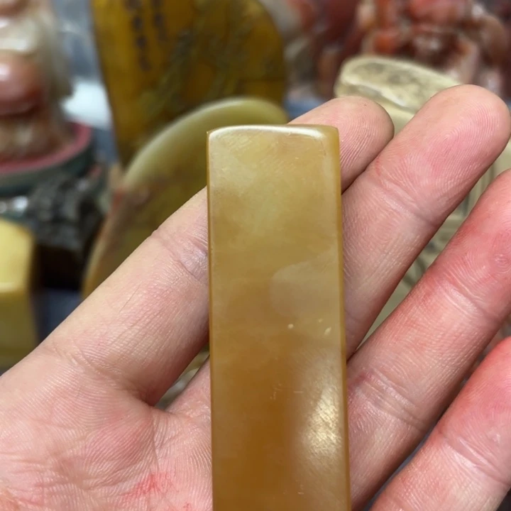 随***.寿山石印石桌面摆件