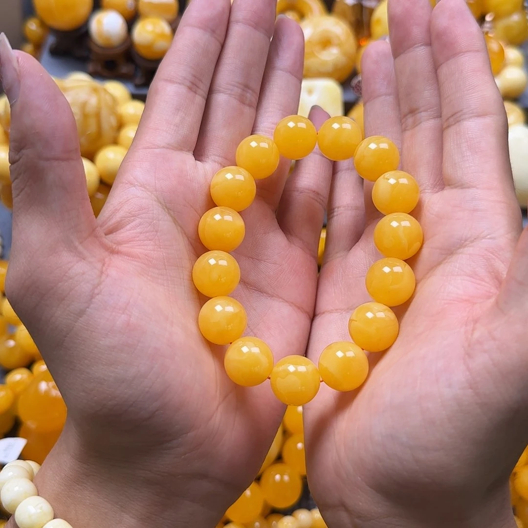 未镶嵌蜜蜡珠宝奇石同料15mm