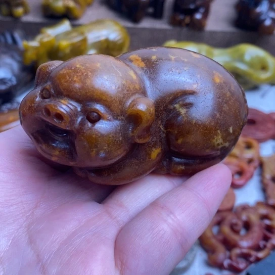 蛇纹石玉未镶嵌颈饰128