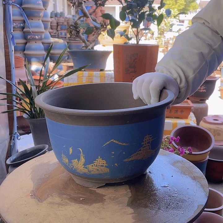 紫砂宜兴蓝山水30