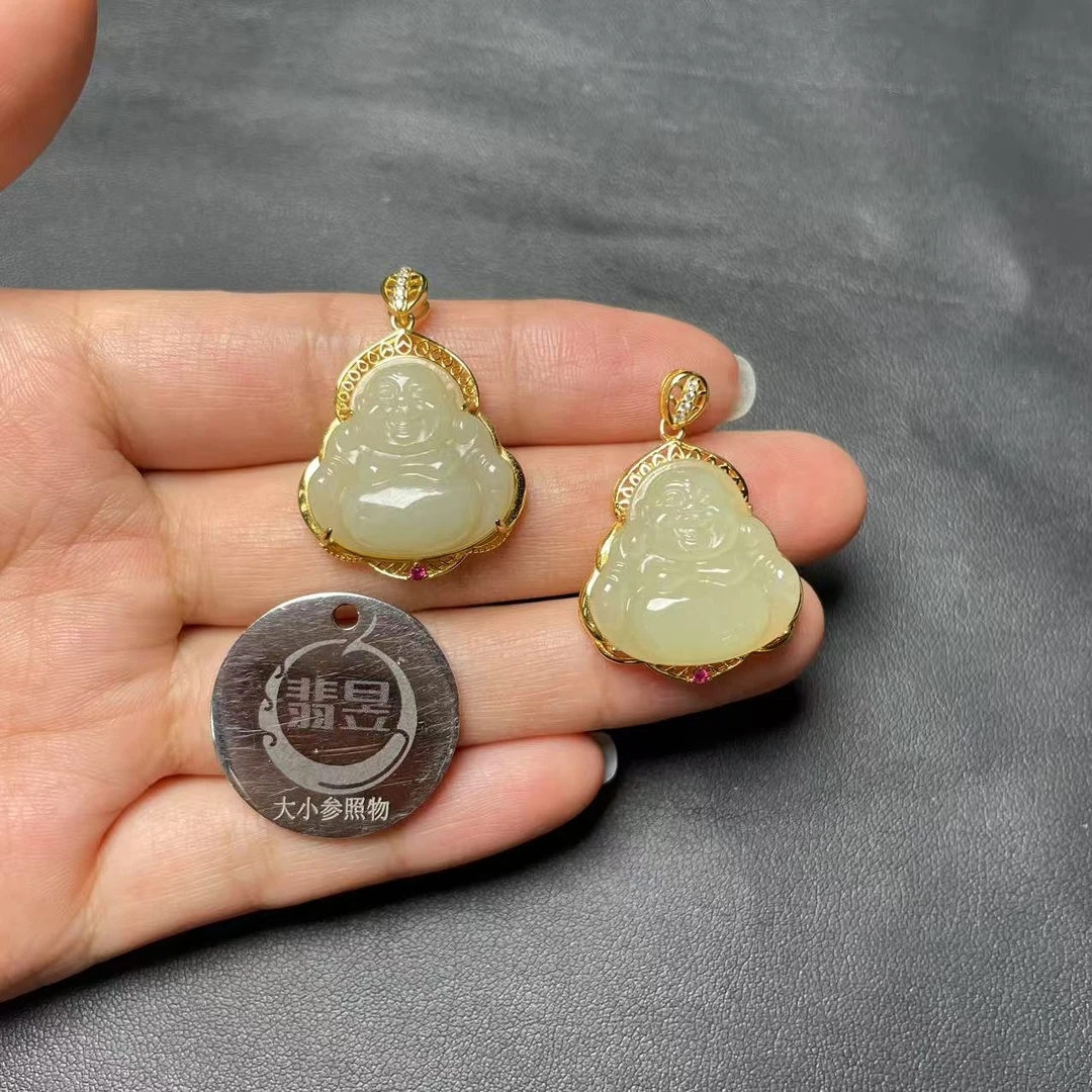 翡昱-N01-47578-720-和田玉吊坠S925银镶-多样性发其一-C