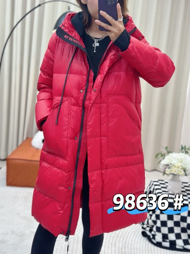 金影奇 时尚简约黑金系列中长外套 98636