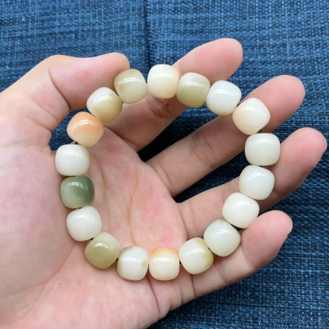 渐变菩提老型珠单圈精美手串卡10*11无礼盒菩提根 A216