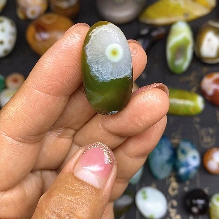 太阳花单眼饰品奇石