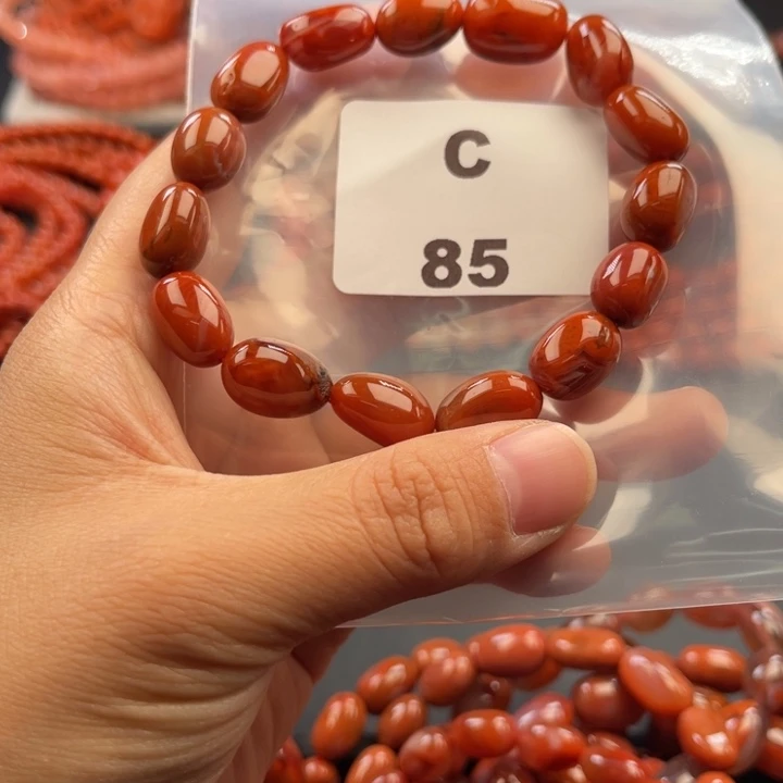 南红玛瑙未镶嵌多样性发货默认微瑕称重9mm