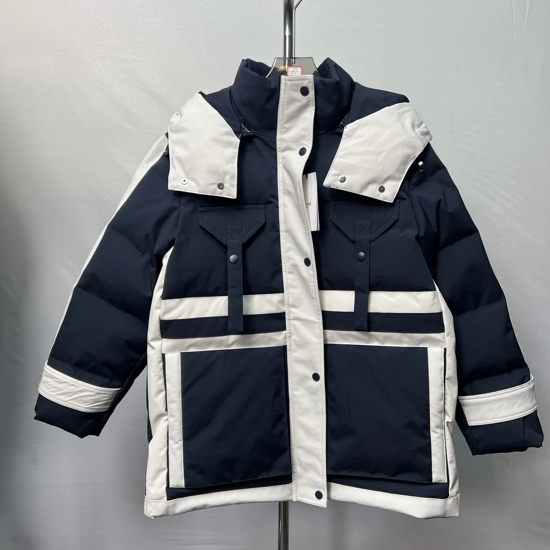 【孤品】Celine/思琳 男士连帽拼接羽绒服 tz6307zz