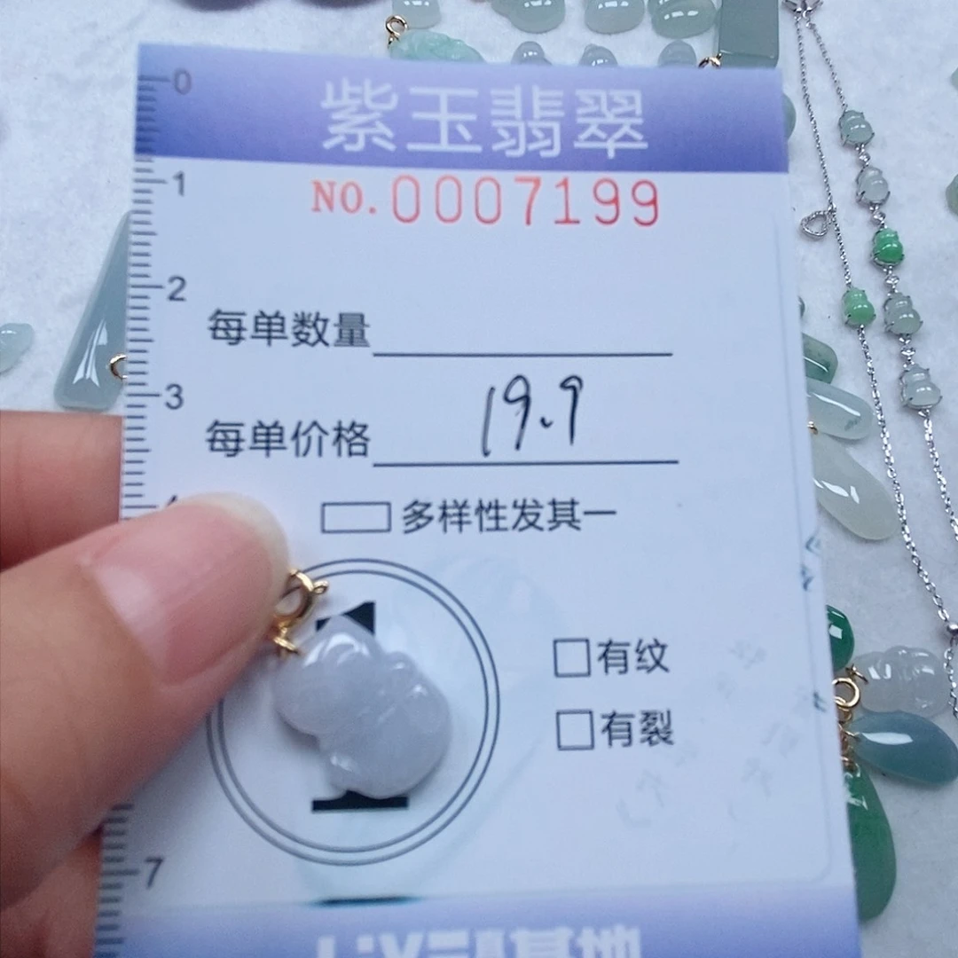 翡翠未镶嵌颈饰猫猫