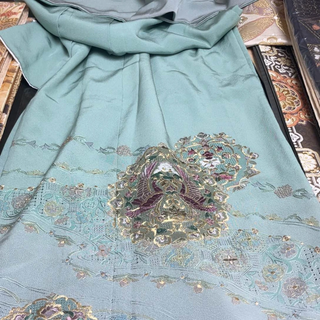 刺绣唐锦桑蚕丝正绢面料