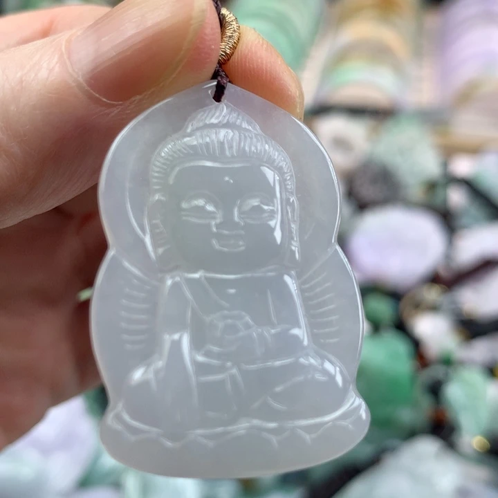 翡翠未镶嵌颈饰吊坠