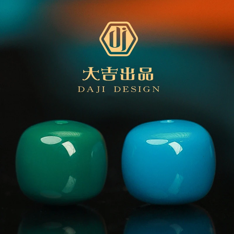 【大吉出品】LL专属-地狱色老型桶珠顶珠文玩手串配饰配珠散珠腰珠