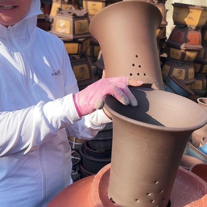 18+18素面兰花盆花盆