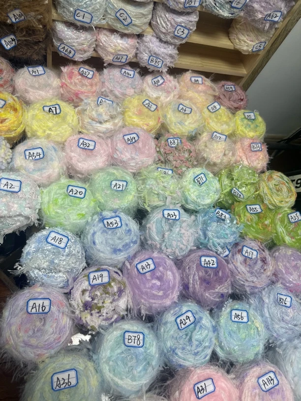 手混线【盲盒】长毛款福袋深浅混发5团共500g不许愿不选款