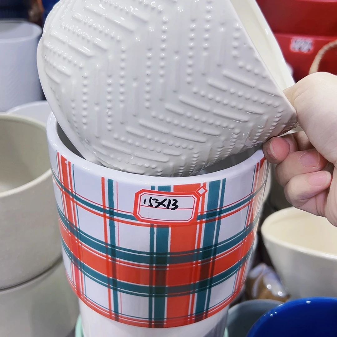 外贸尾单陶瓷花盆凑单10米包邮