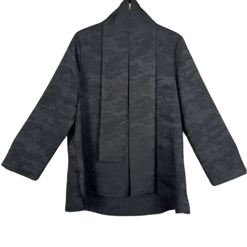 朱总服饰原创设计3C080新款时尚V领上衣