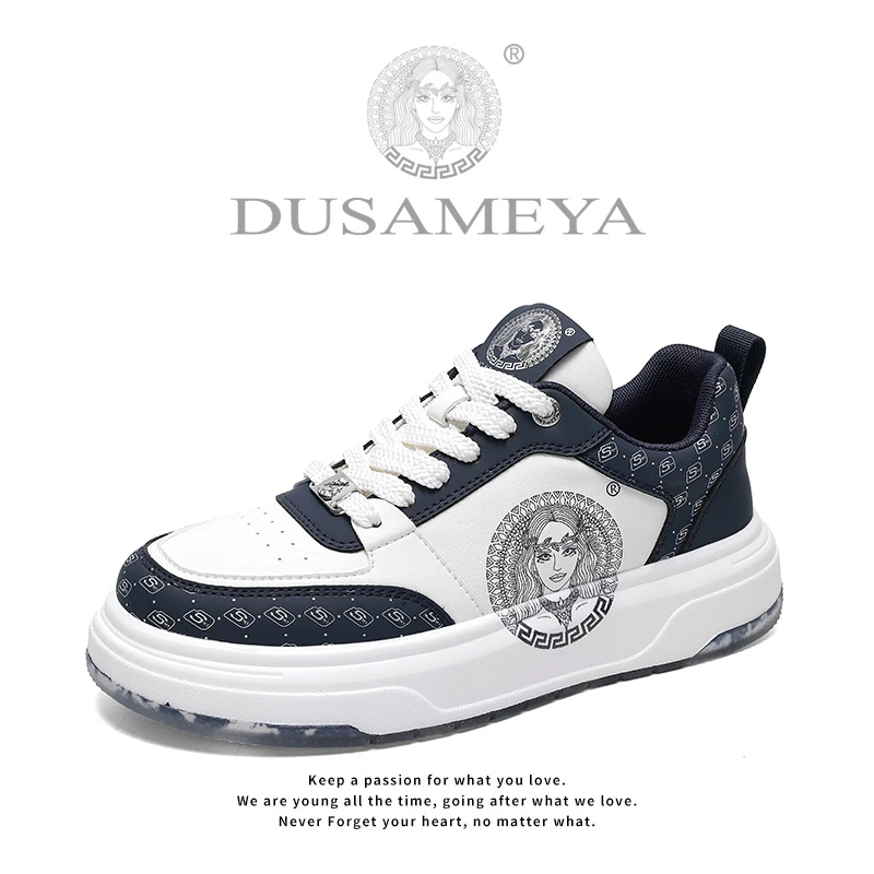 DUSAMEYA/杜莎米娅秋冬爆款轻奢休闲时尚老钱风百搭情侣软底潮鞋