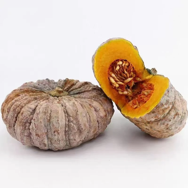 农家板栗南瓜（鳄鱼南瓜） ，黄色绿色随机发货，带板栗香味的南瓜