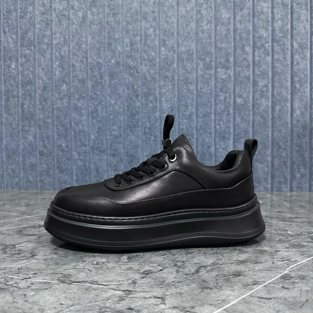 S82黑-头层牛皮男士时尚休闲百搭男鞋