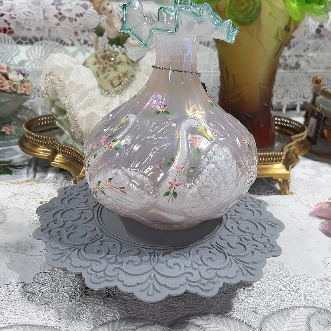 陶瓷0043福利天鹅花瓶