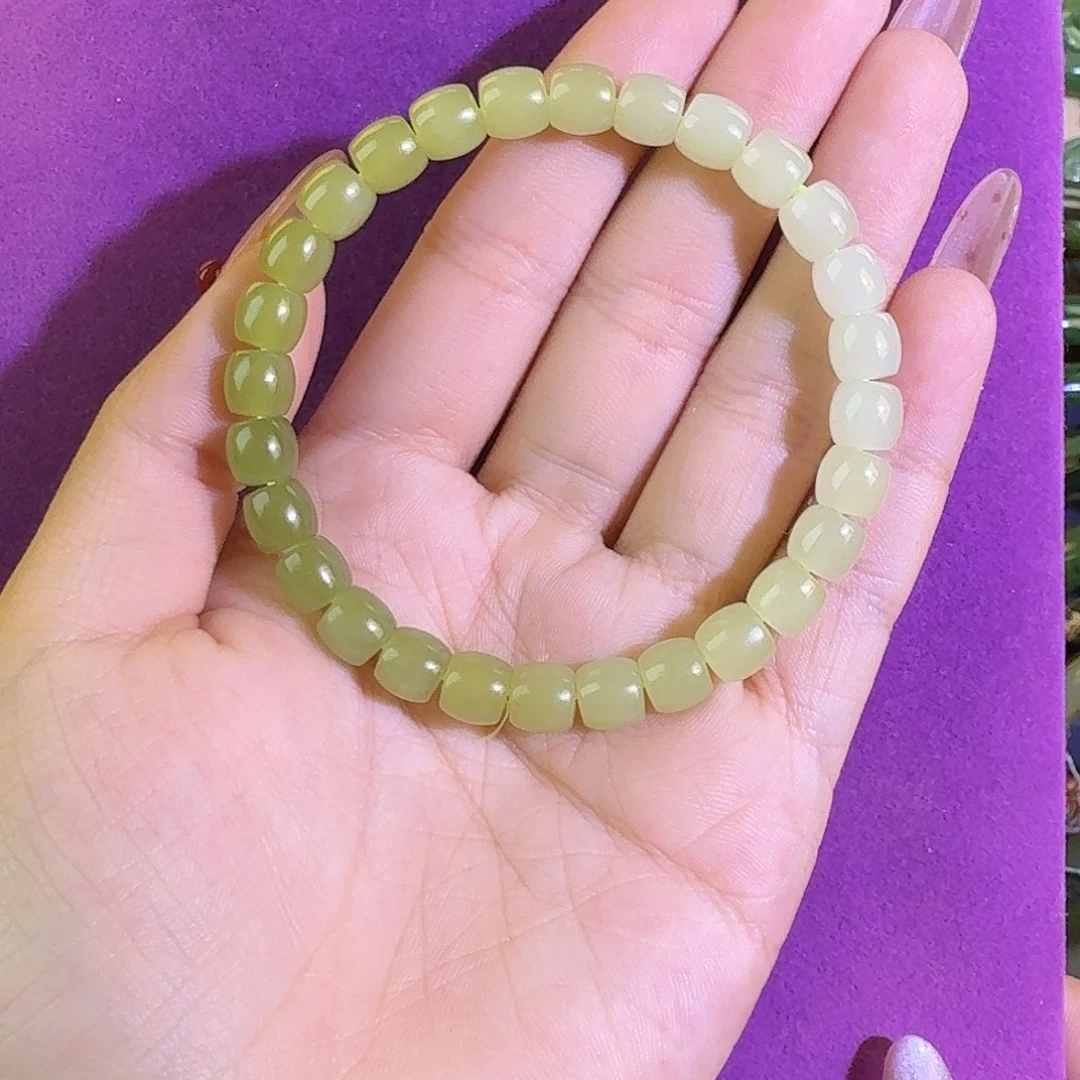 和田玉未镶嵌手链