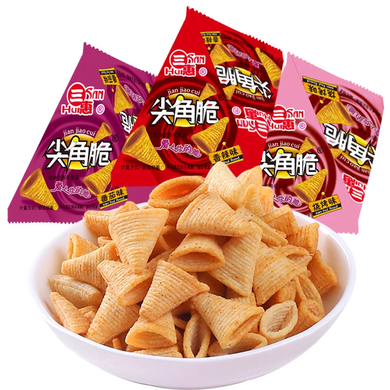 【热卖】锅巴尖角脆妙脆角海底捞火锅同款商用等位零食三种混合零食