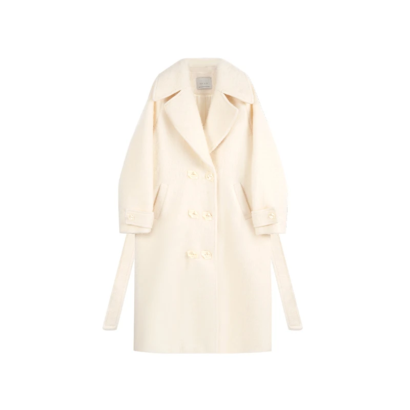 CUI CUI 崔崔【微风轻拂】设计款大衣秋冬时尚翻领气质C023236