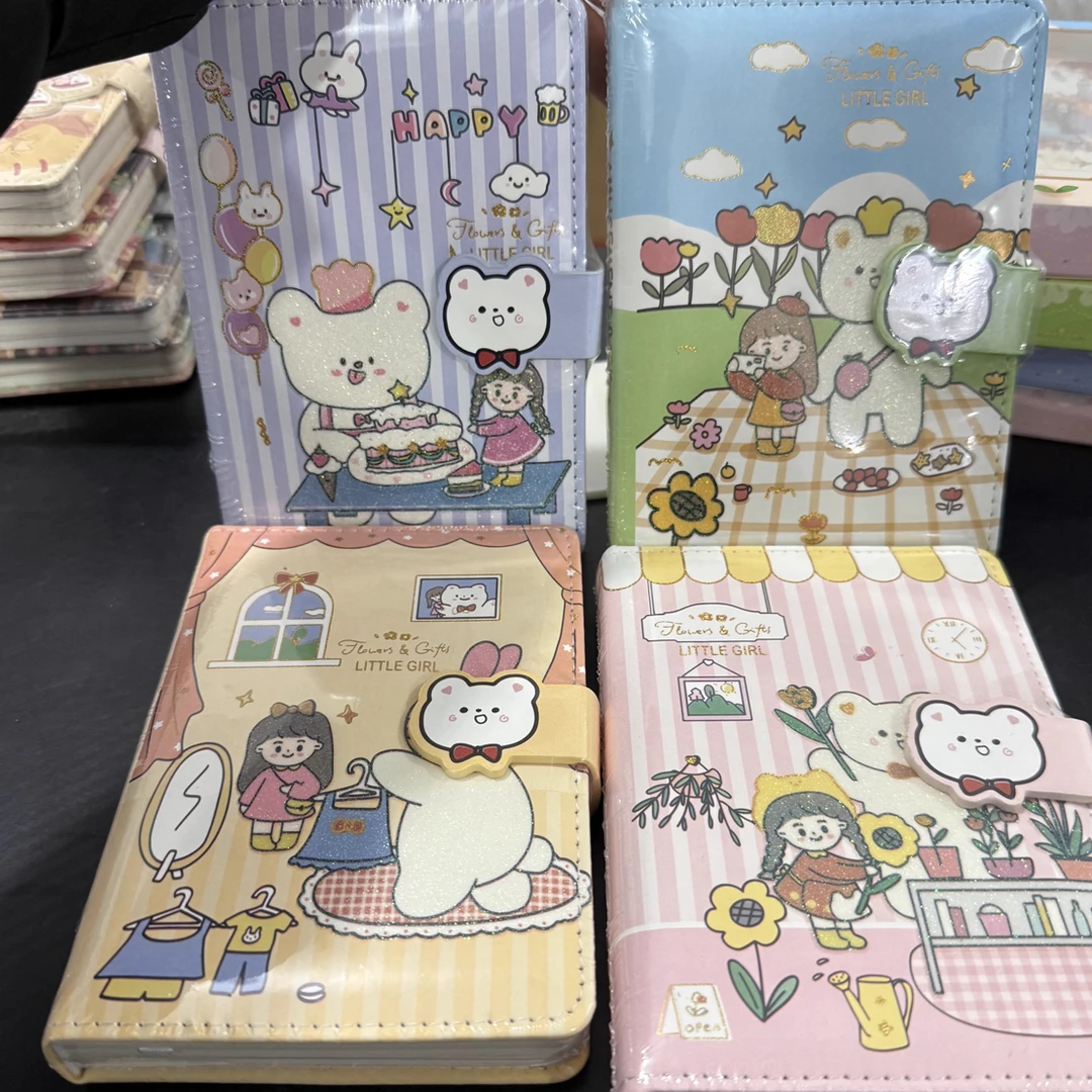 金谷萌酱乐园彩页发4本A6Pu皮面