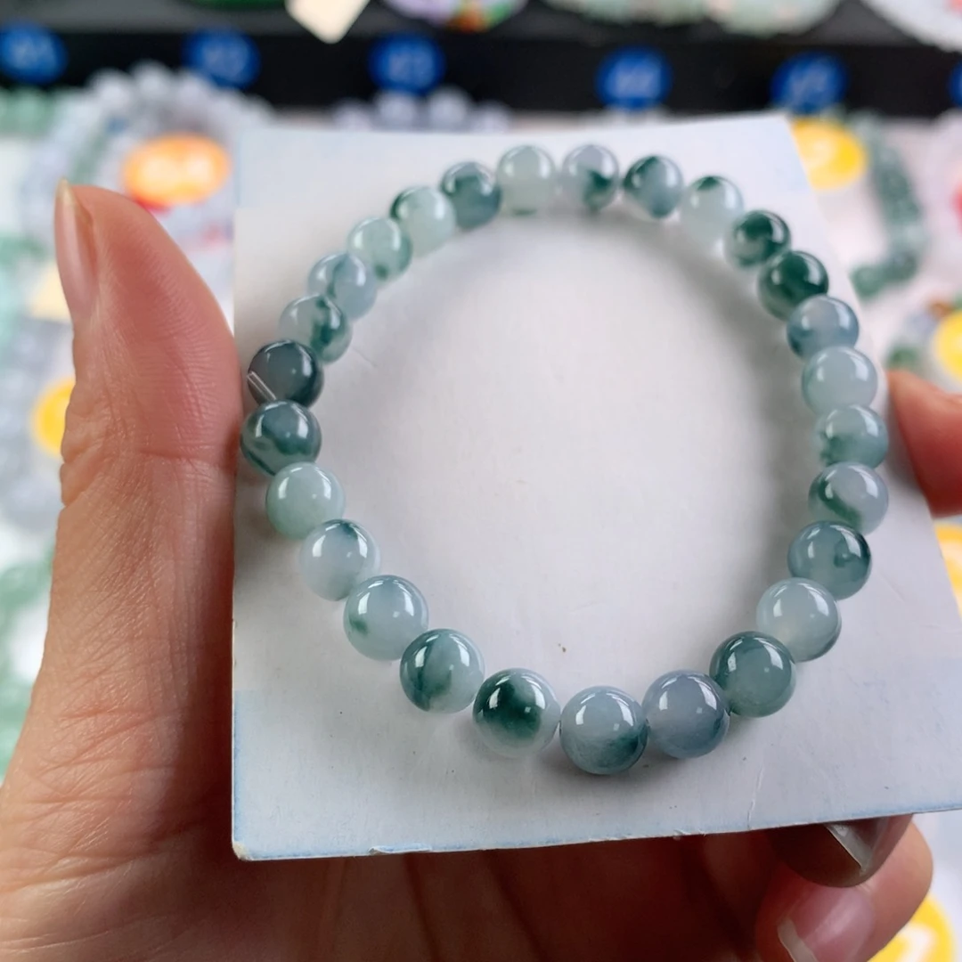 翡翠未镶嵌手链卡7