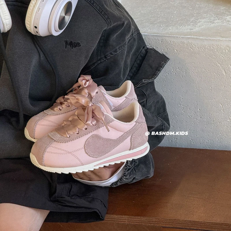 儿童阿甘鞋2025春季新款女童鞋子复古男童运动鞋中大童休闲鞋