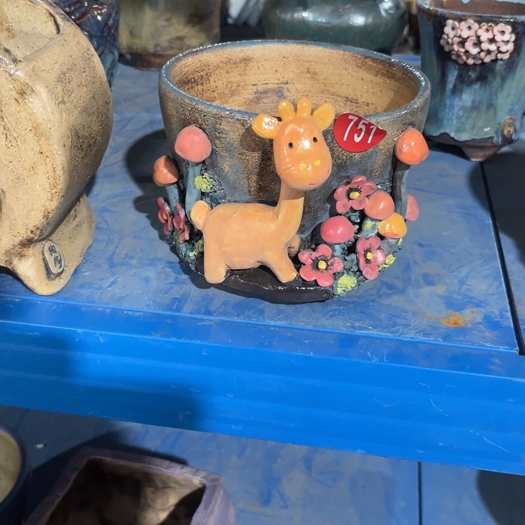 751 号陶然花器手工花盆
