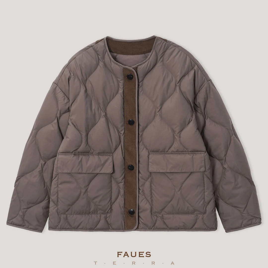 FAUES 潮麓 白金95霍尔多巴吉白鹅绒可溯源高蓬松轻盈舒适羽绒服