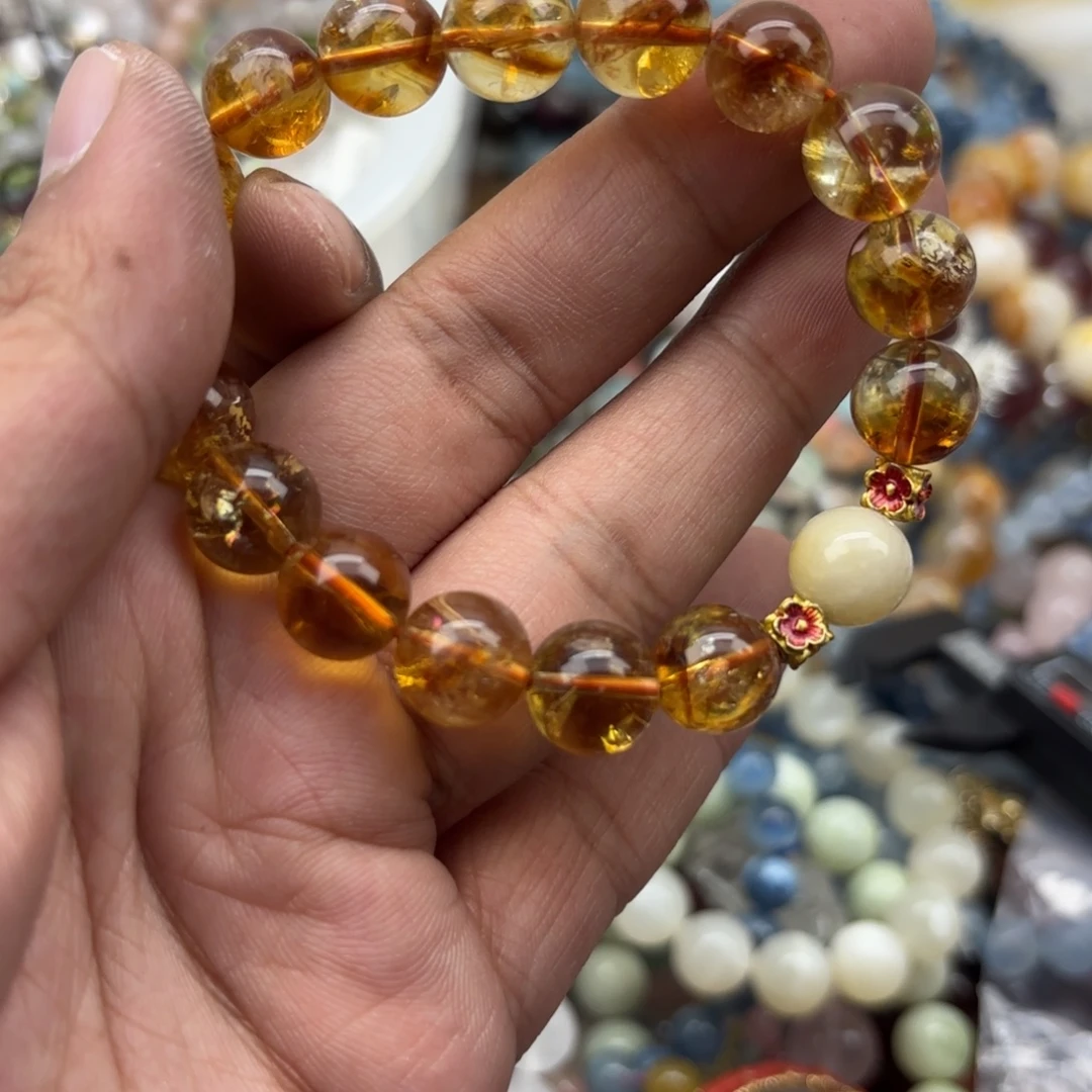 水晶手链银S925镶嵌