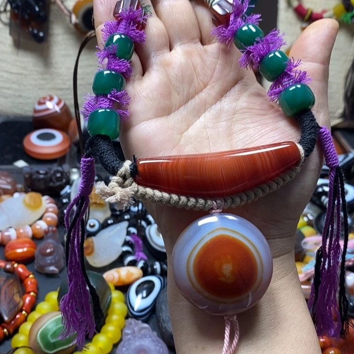 玛瑙/玉髓未镶嵌颈饰