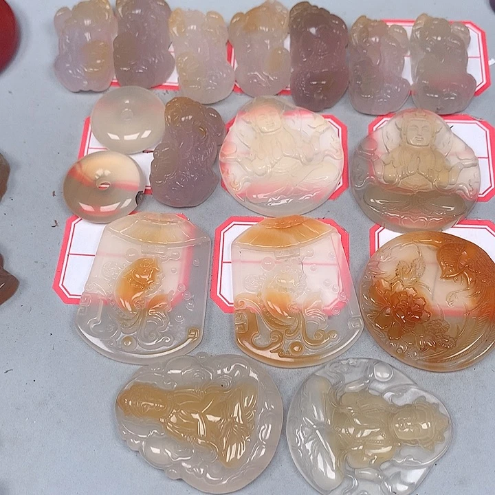 N****玛瑙/玉髓颈饰未镶嵌