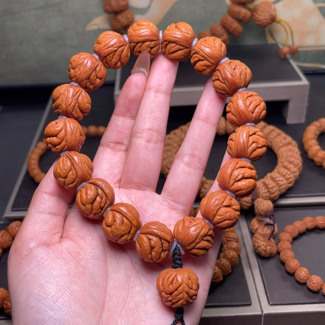 吊坠桃核19豹子头手持