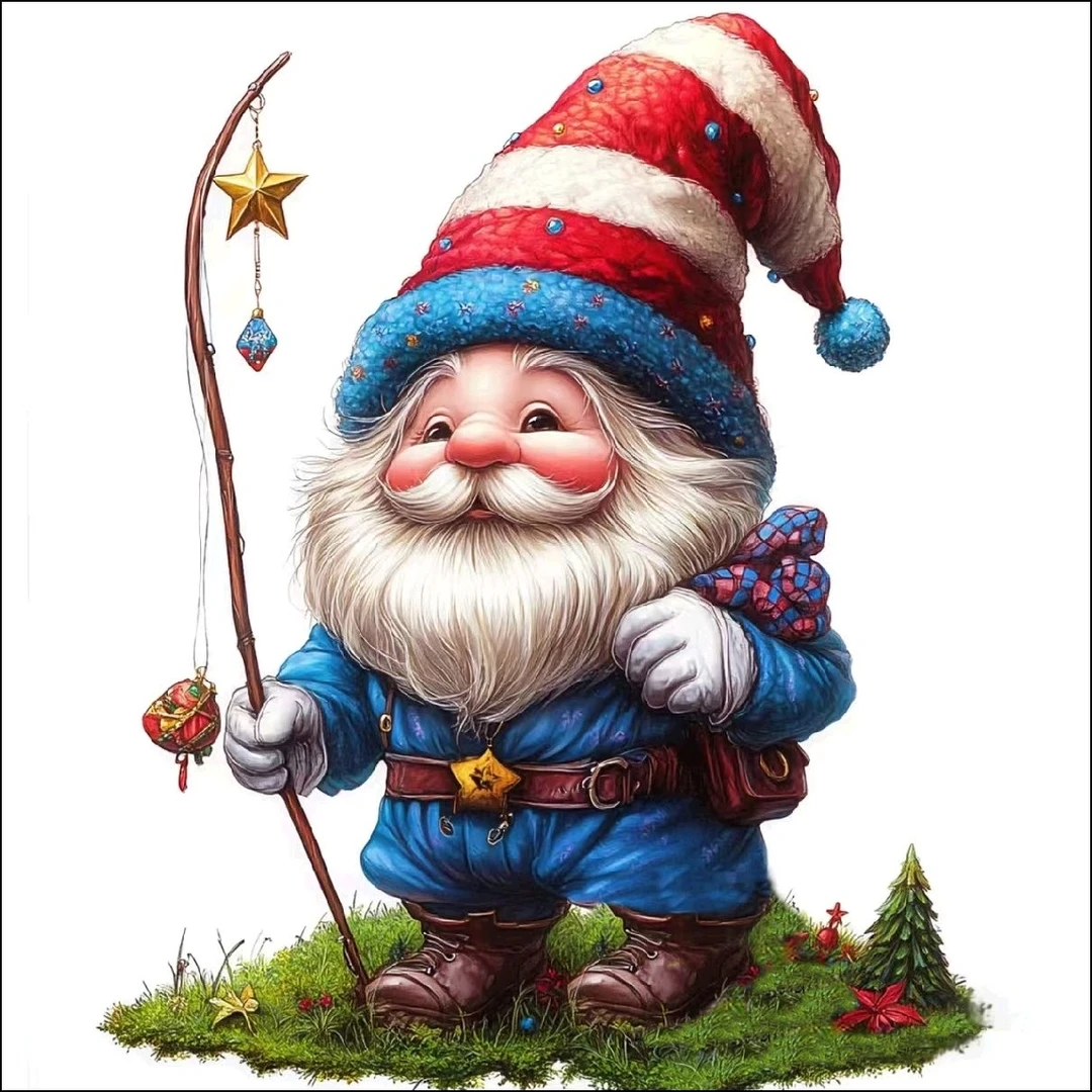 【彩丽绮十字绣】2025新款01628小矮人手工自己绣大格60*60cm26色