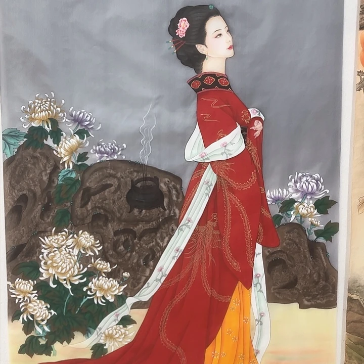 国画杨*志国画工笔画作品欣赏第一
