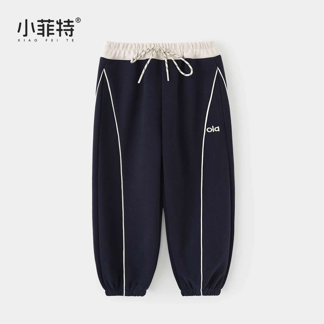 小菲特女童秋装新款卫衣中大童时尚休闲裤儿童束脚裤JMKQ53228
