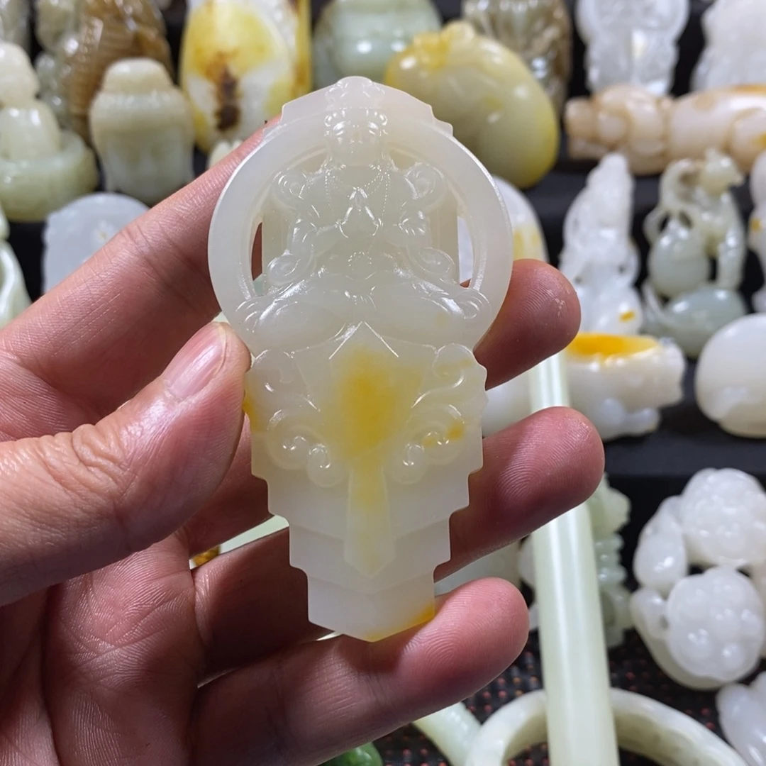 和田玉颈饰未镶嵌