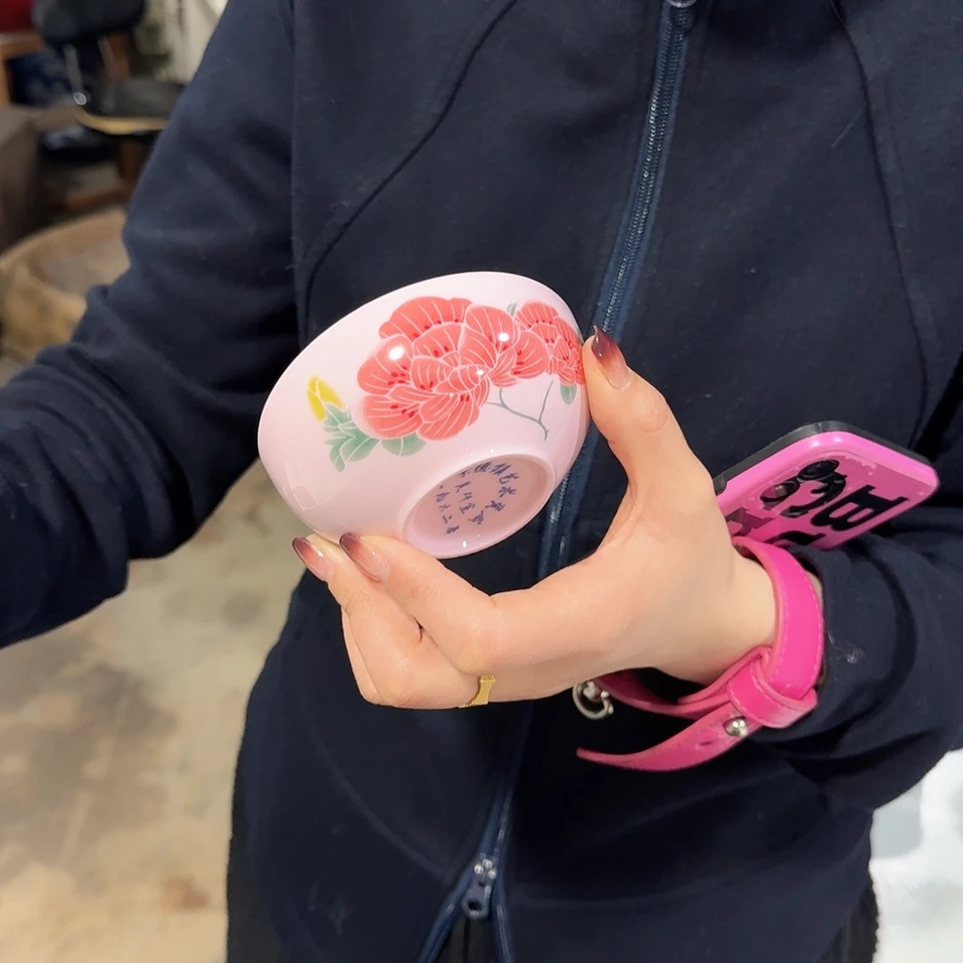 摆件瓷//////景德镇陶瓷瓷器。普洱杯。