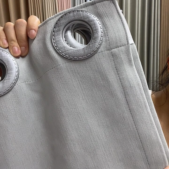 布13号，3片3米打孔高度2.51双面雪尼尔灰