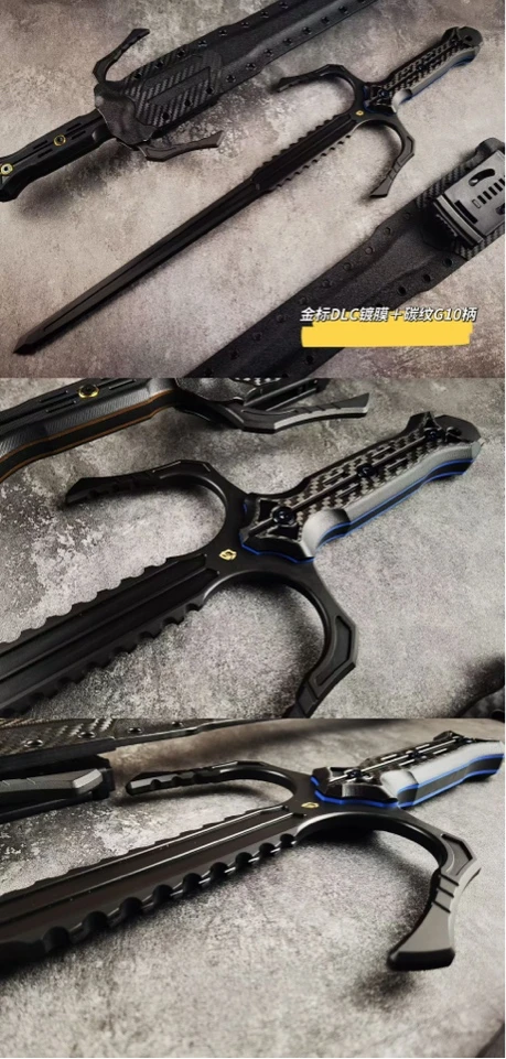 龙泉YYQ无主之地铁尺工艺品收藏品（未开刃）