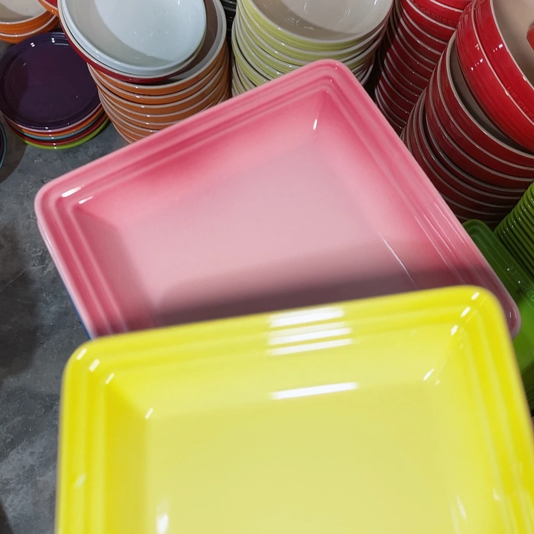 瓷片微瑕陶瓷餐具2个
