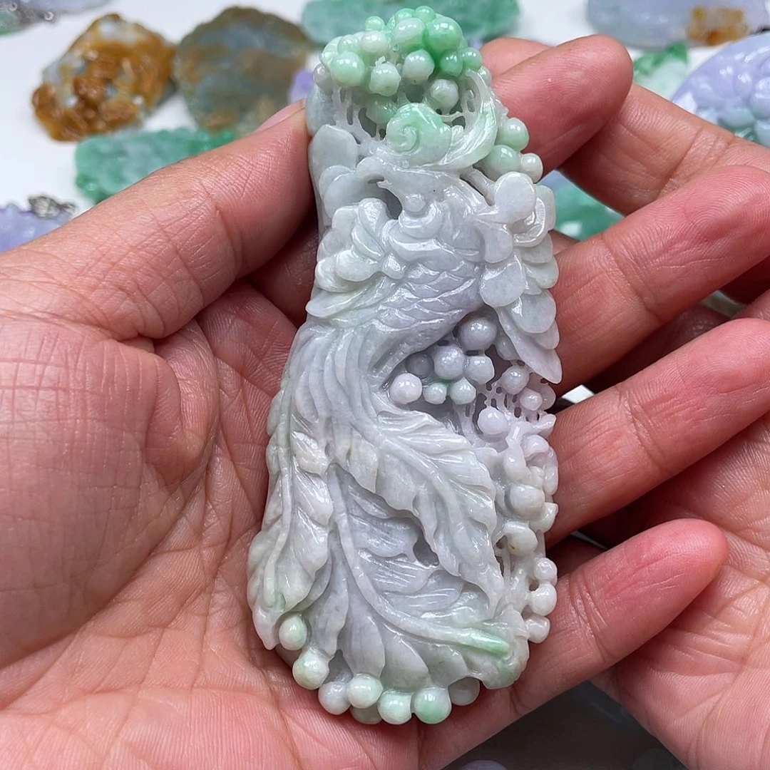 颈饰未镶嵌翡翠翡玉缘翡翠