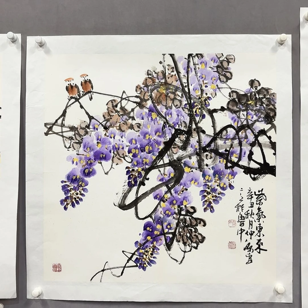 国画亲笔手绘放心去藏
