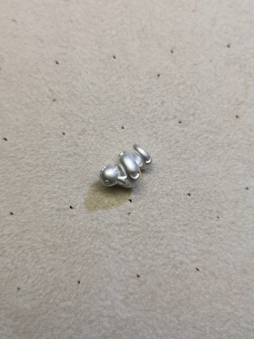 足银银制品 足银999生肖蛇宝宝手绳配件