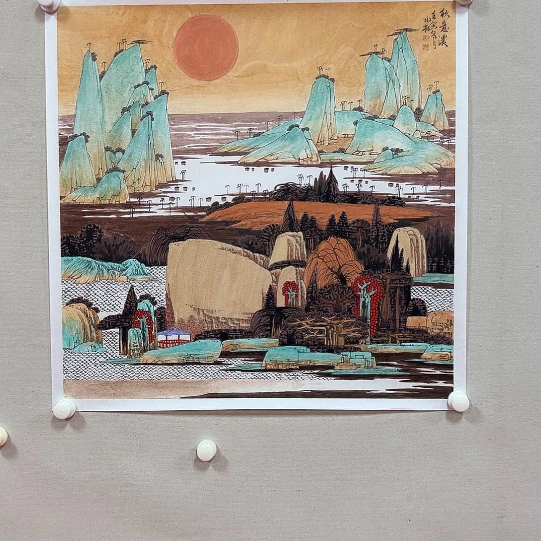 国画张咏梅出版作品