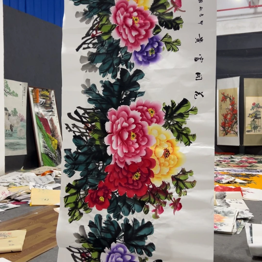 国画国画作品画心一张